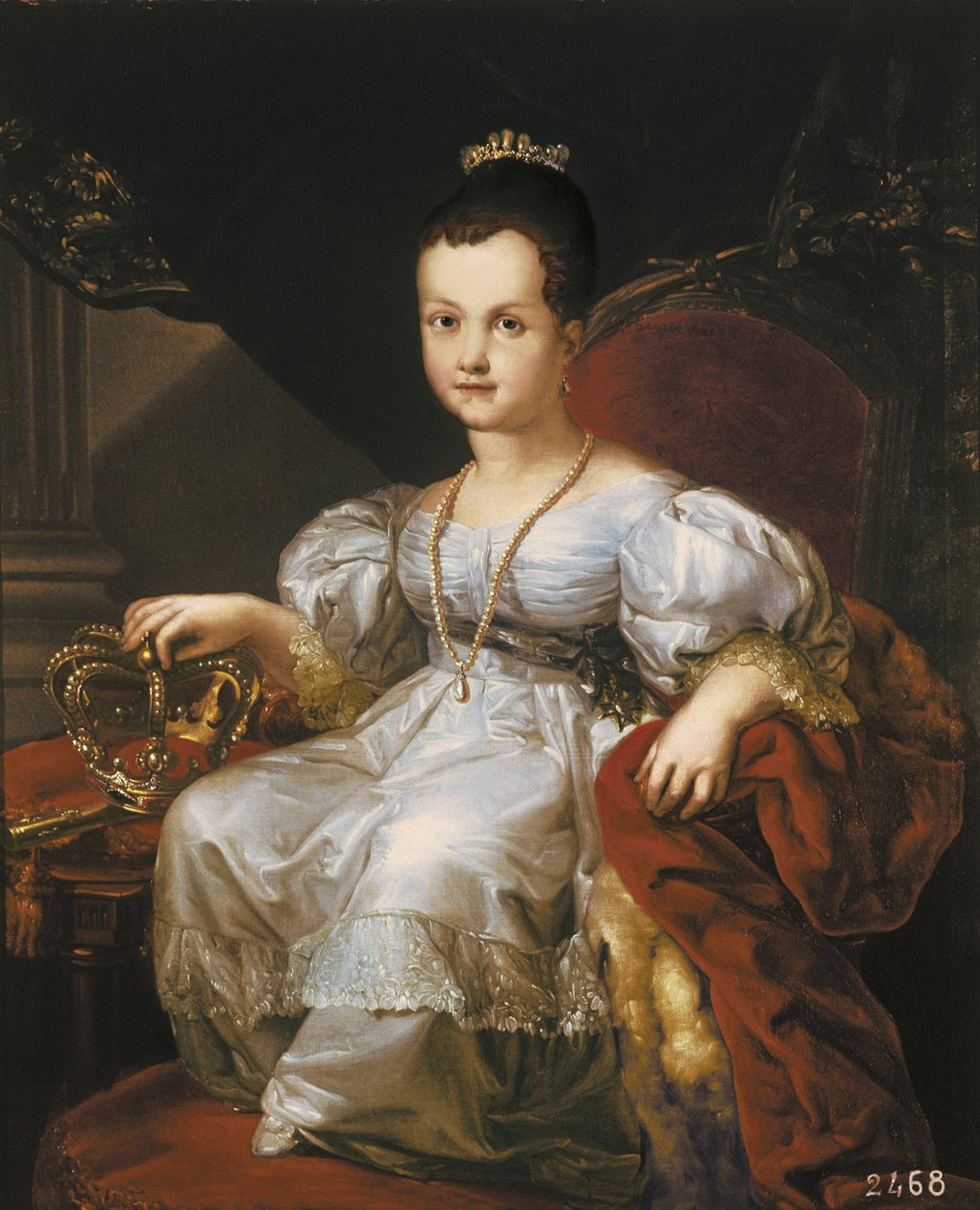 Portrait of Isabella II as a Child by Vicente Lopez y Portana