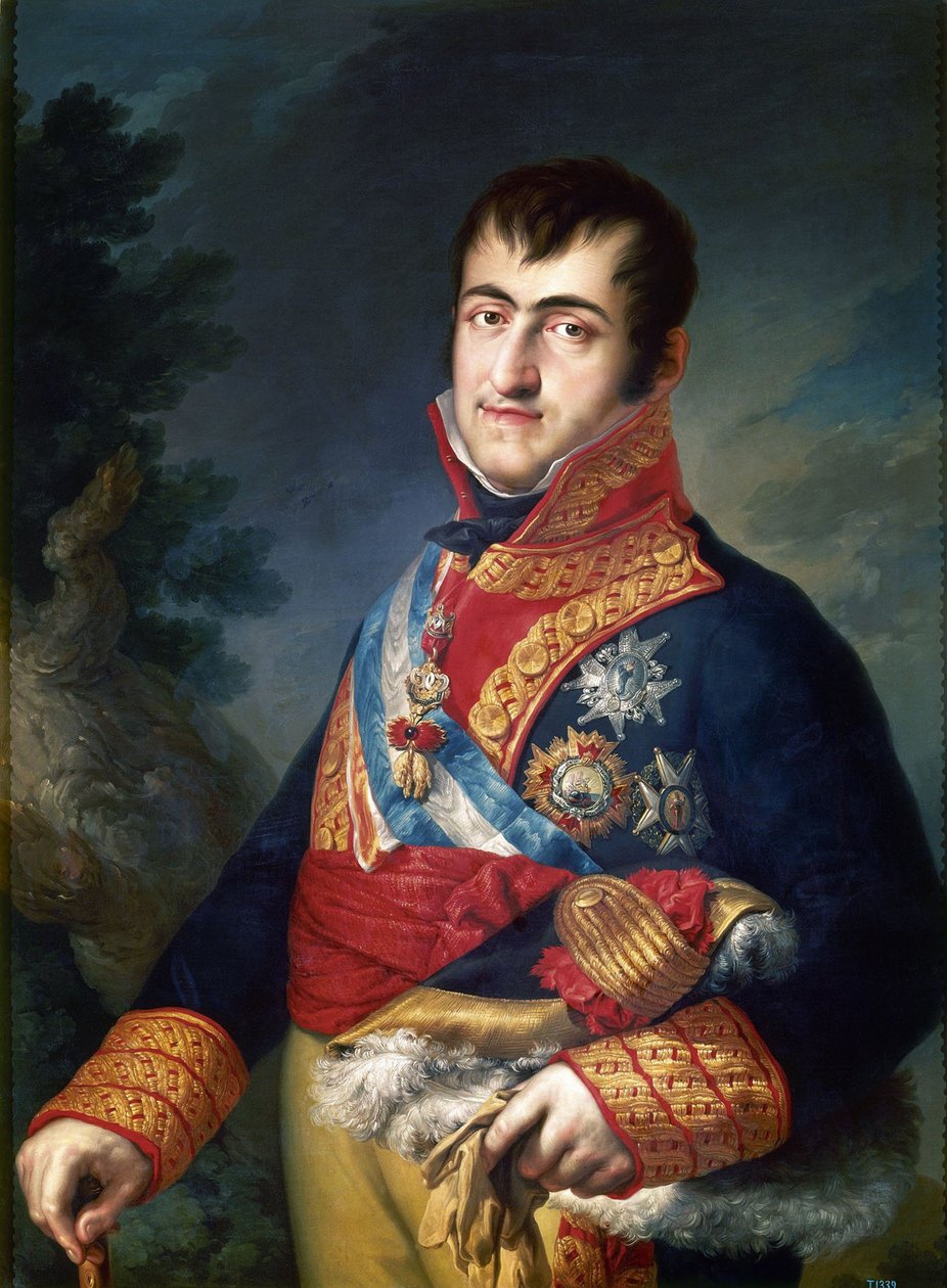 Portrait of King Ferdinand VII of Spain by Vicente Lopez y Portana