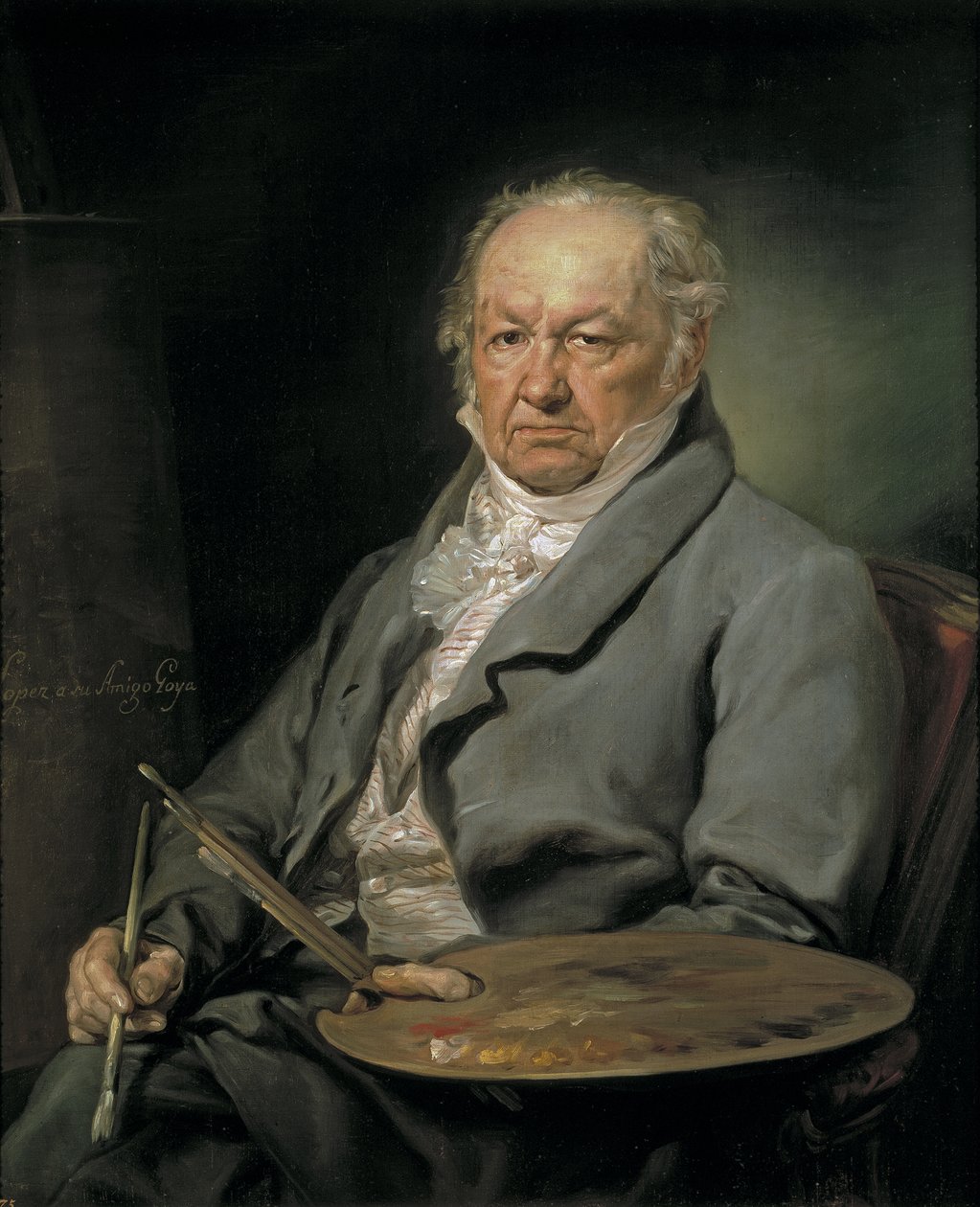 Portrait of the Painter Francisco de Goya by Vicente Lopez y Portana