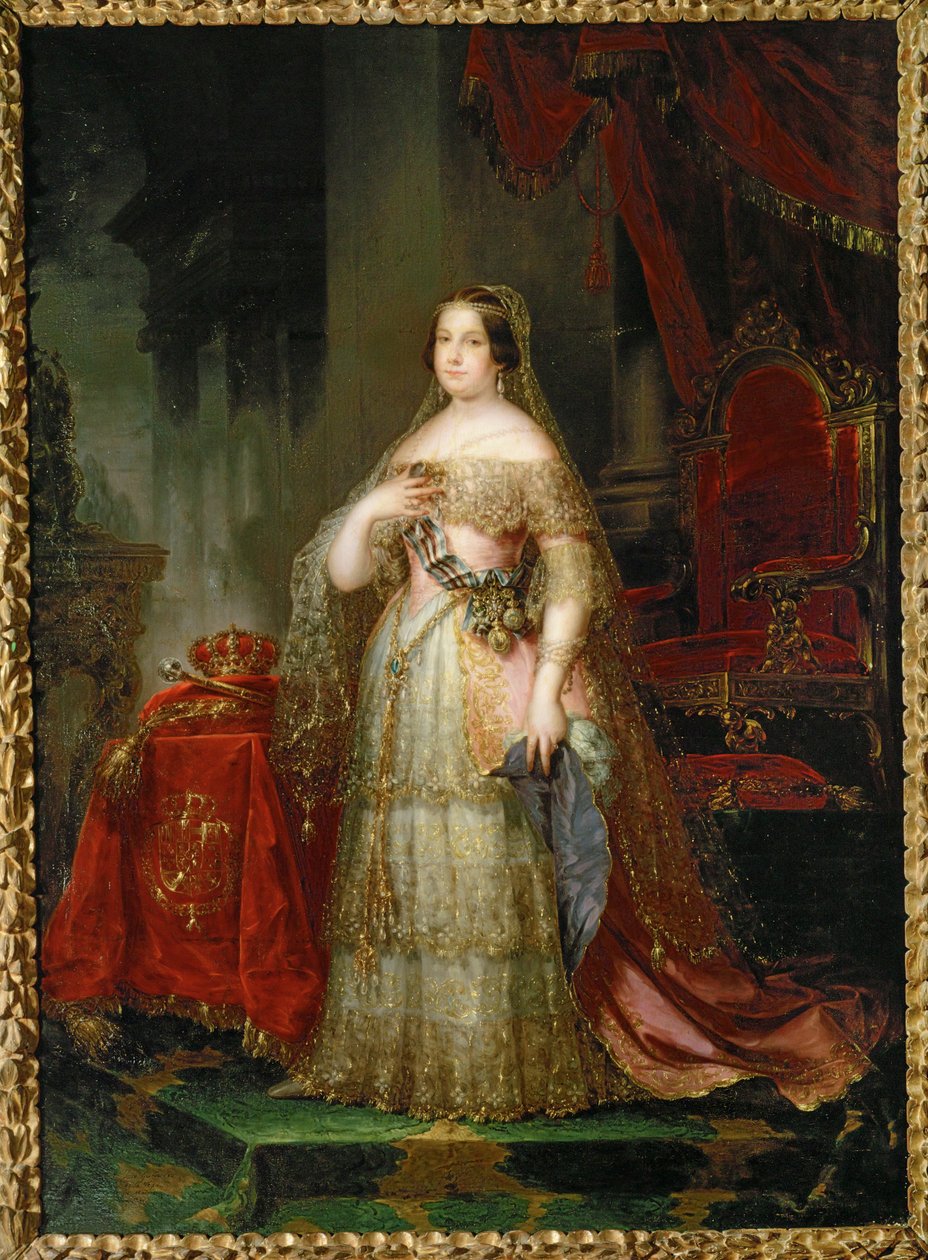 Queen Isabel II by Vicente Lopez y Portana