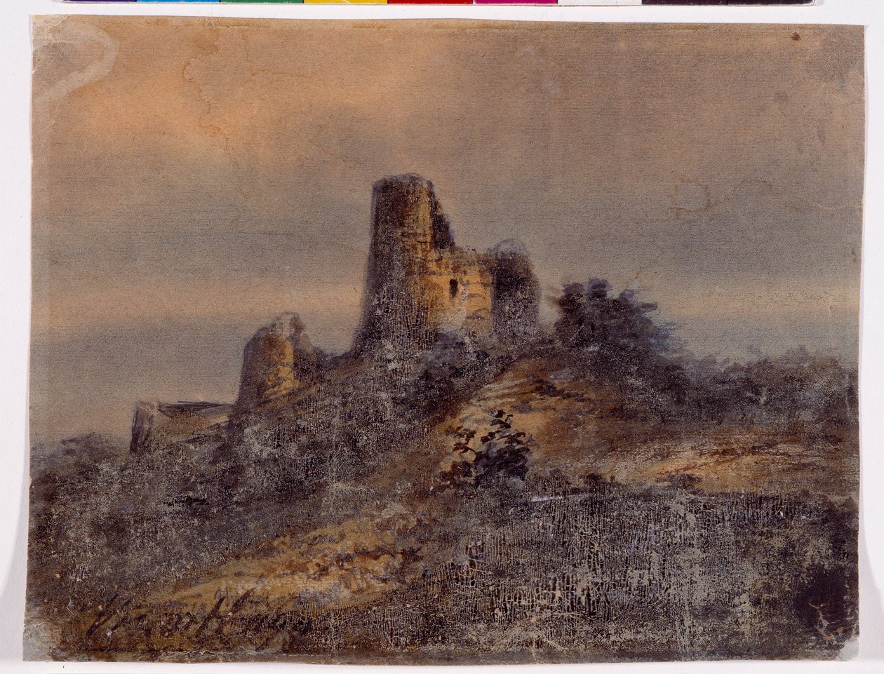 Ruins of a Medieval Chateau by Victor Hugo