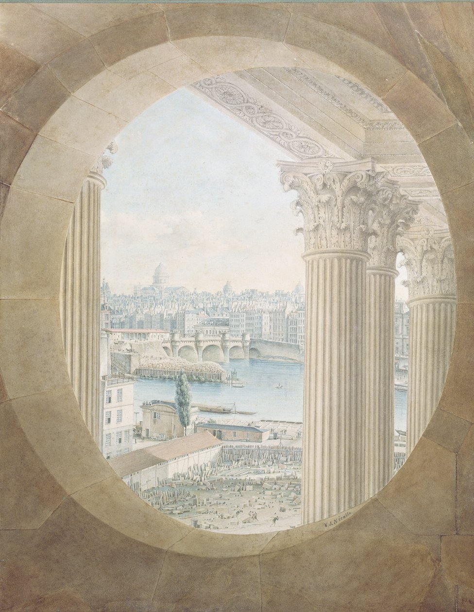 View of the Pont Neuf from a Bull