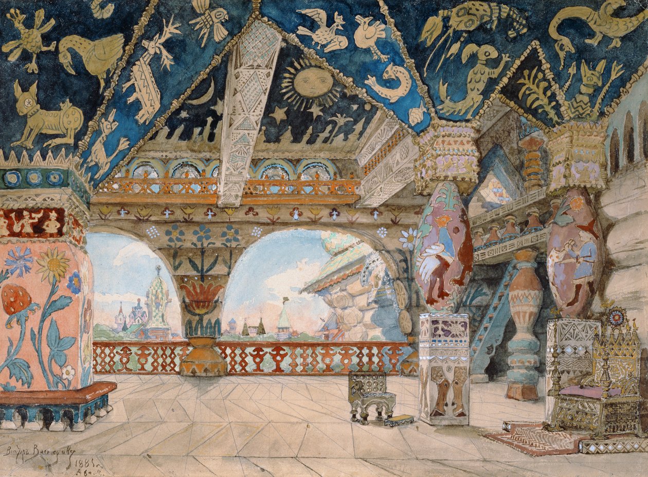 Stage Design for Nikolai Rimsky-Korsakov