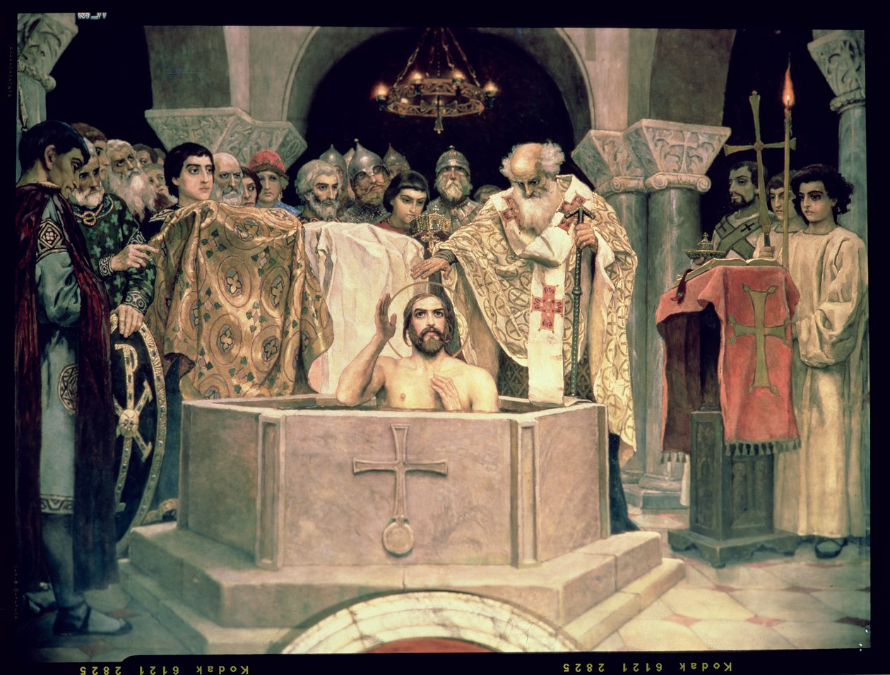 The Christening of Grand Duke Vladimir by Victor Mikhailovich Vasnetsov