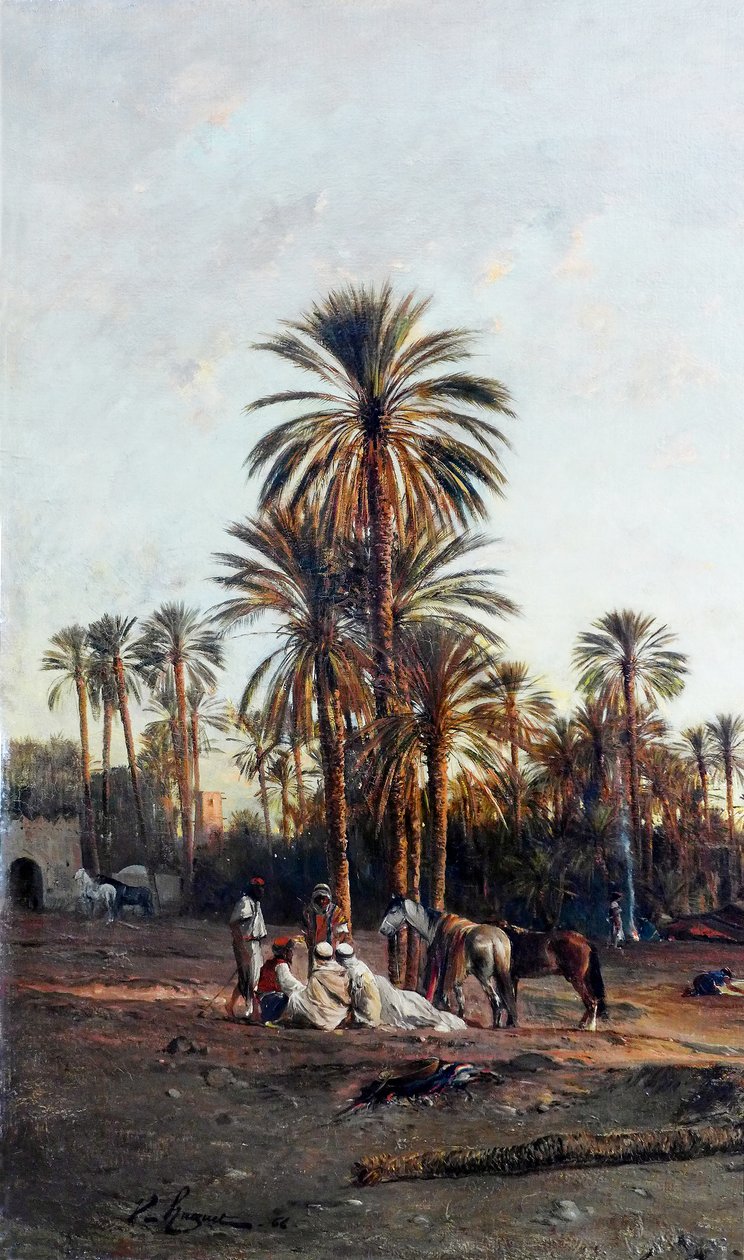 Oasis Edge (detail) by Victor Pierre Huguet