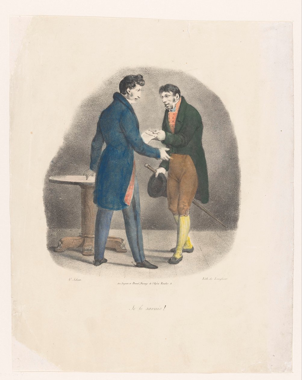 Young Man Receives a Letter (A Year in the Life of a Young Man) by Victor Adam