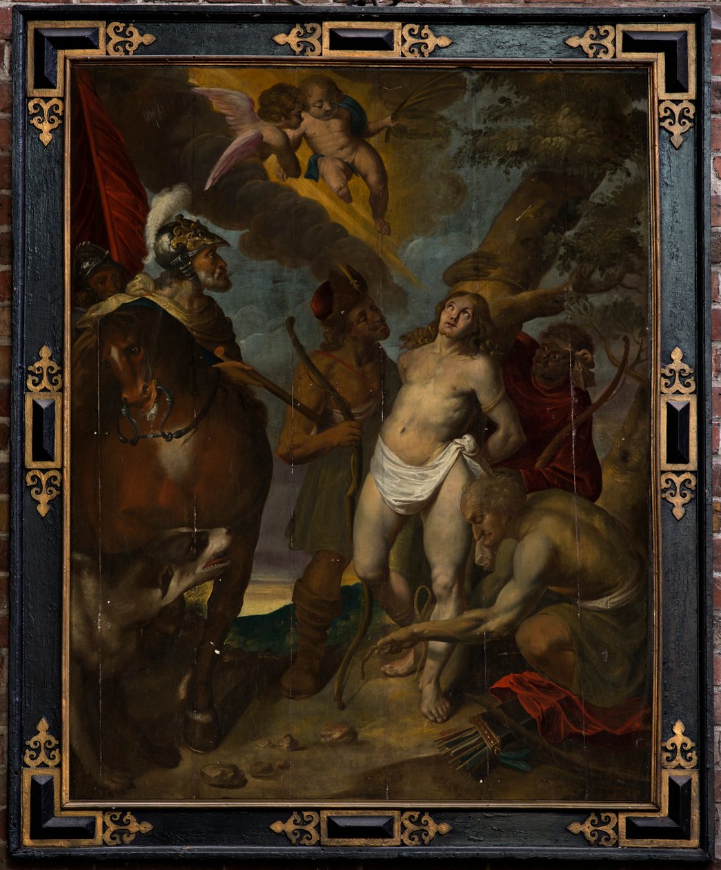 Parish Church (Parochiekerk Sint-Walburga). Saint Sebastian. by Victor Boucquet