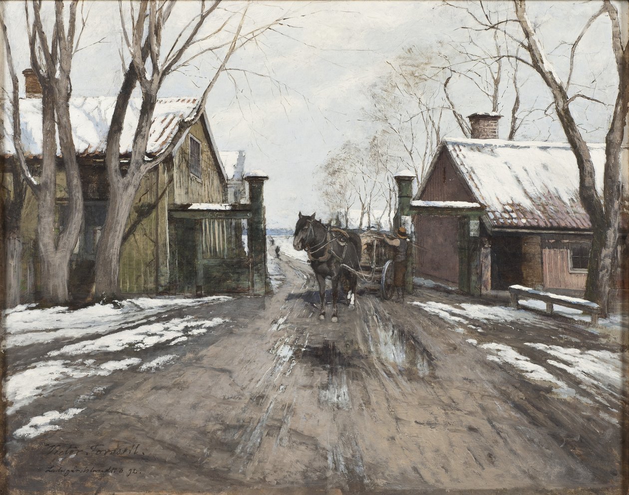 At the City Toll Gate by Victor Forssell