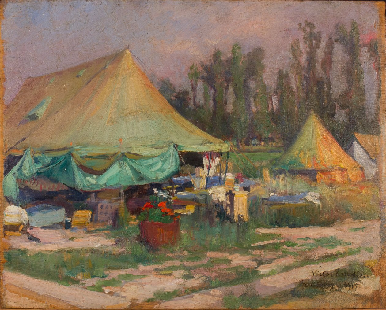 Bourbourg 1915 by Victor Francois Tardieu