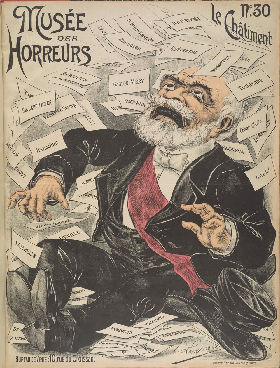 Musée des Horreurs Gallery of Horrors: Émile Loubet by Victor Lenepveu
