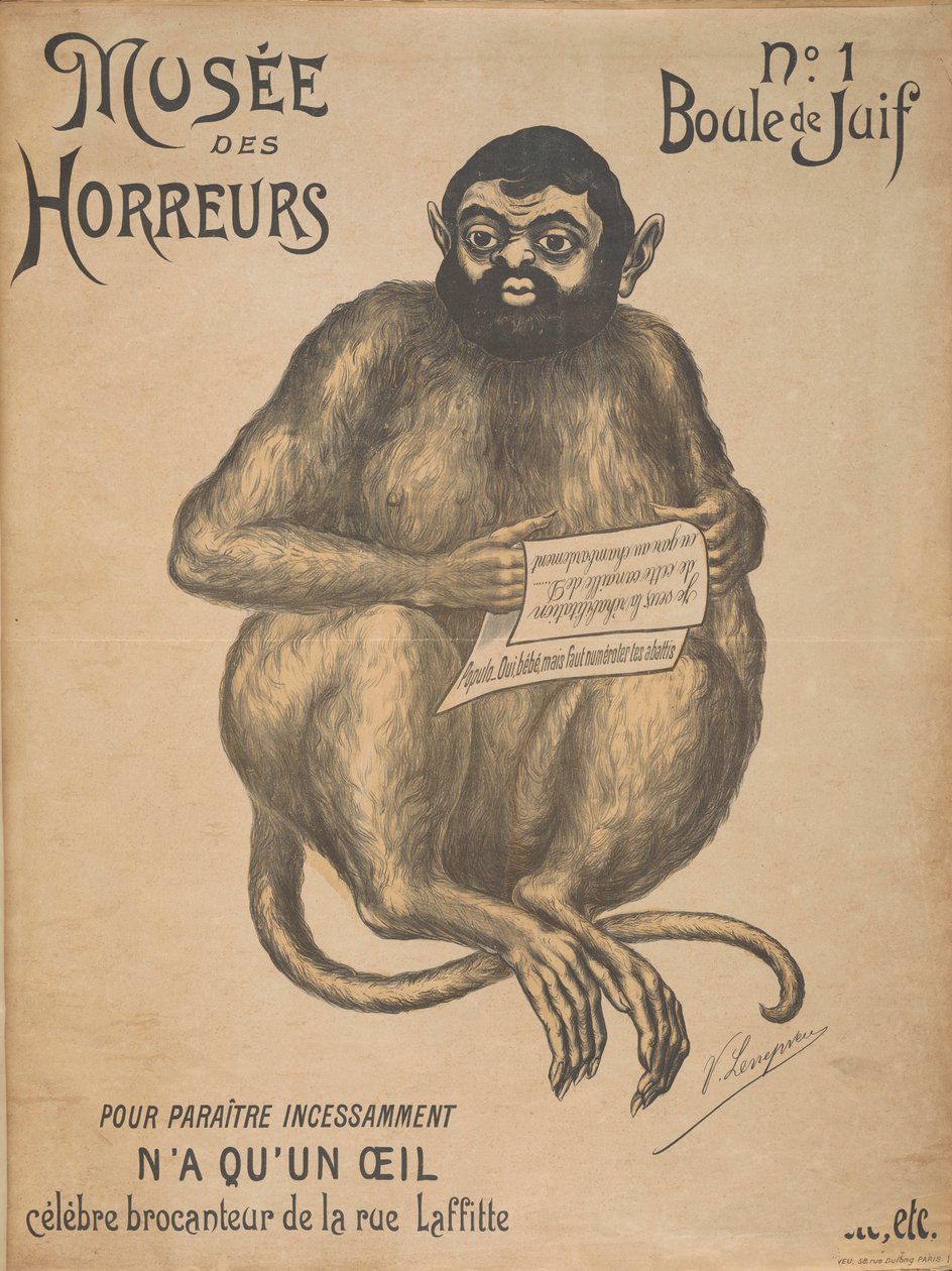 Gallery of Horrors: Joseph Reinach, 1899 by Victor Lenepveu