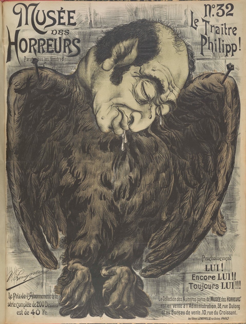 Musée des Horreurs Gallery of Horrors: Phillippe de Rothschild by Victor Lenepveu