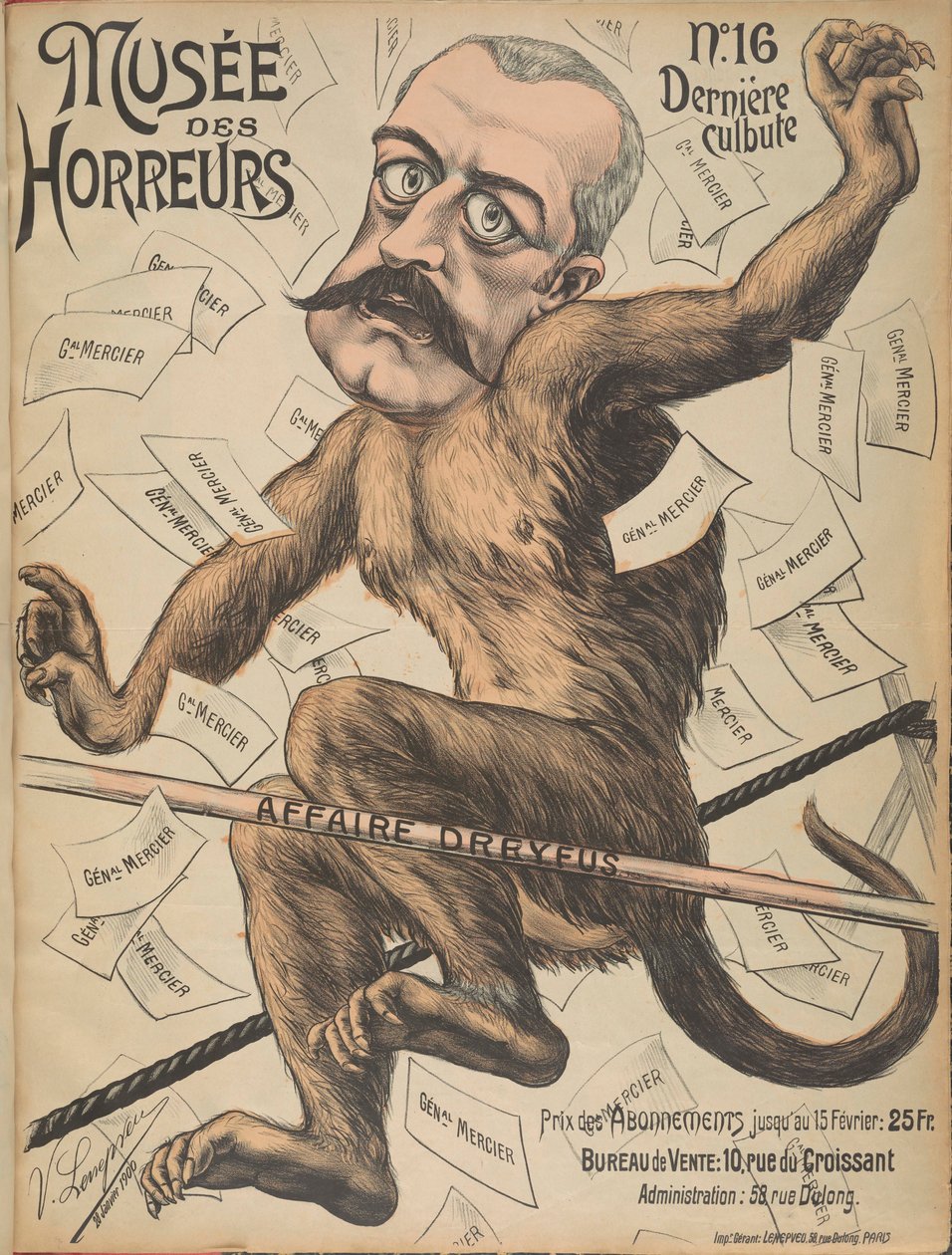 Gallery of Horrors: Pierre Waldeck-Rousseau, 1899 by Victor Lenepveu