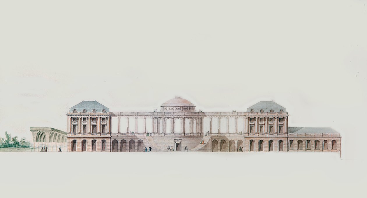 First design for the Chateau du Bouilh, Saint Andre de Cubzac, Aquitaine, c.1787 by Victor Louis