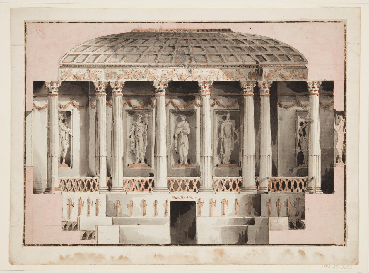 Senate Chamber, Parliament Building, Warsaw, Poland by Victor Louis