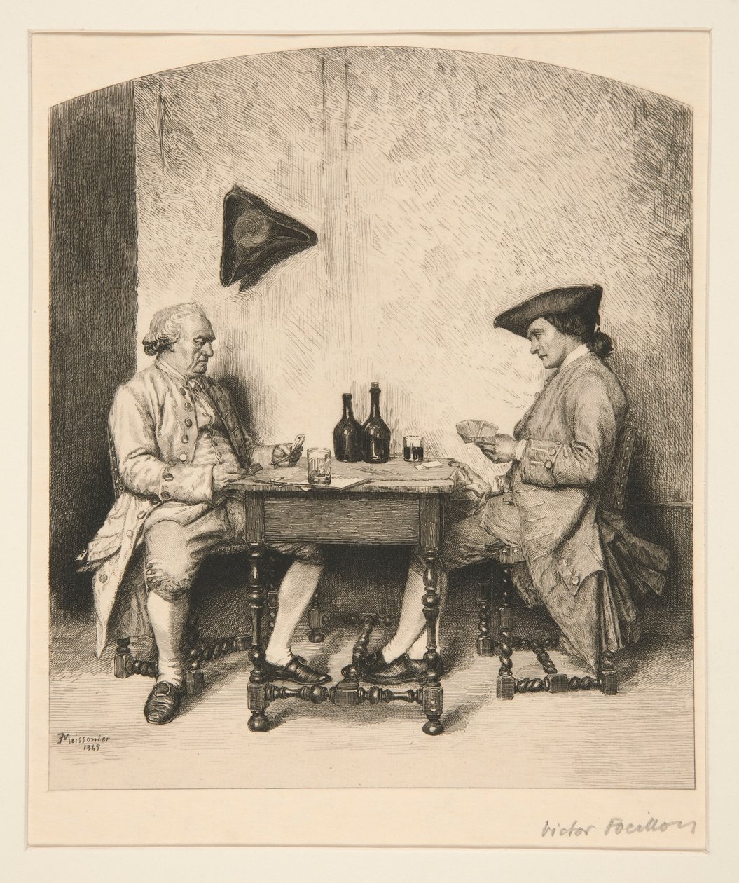 A Game of Cards by Victor Louis Focillon