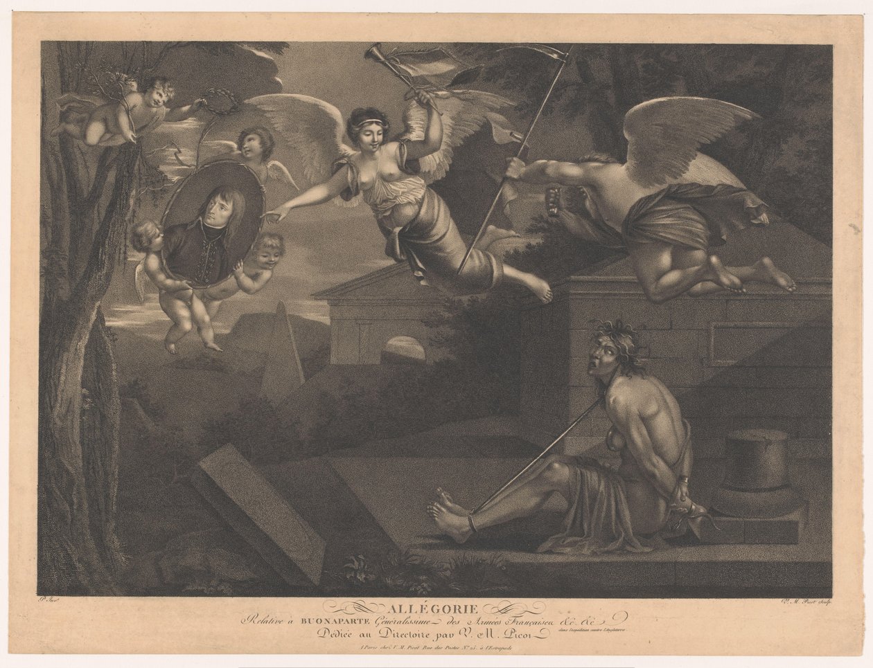 Allegory of Napoleon I Bonaparte by Victor Marie Picot