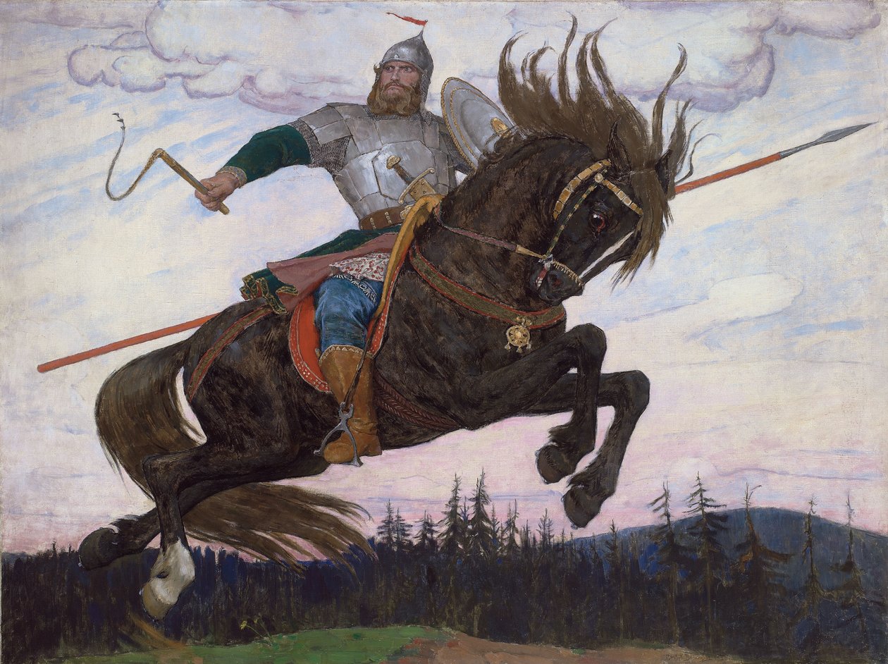 A Bogatyr by Victor Mikhailovich Vasnetsov