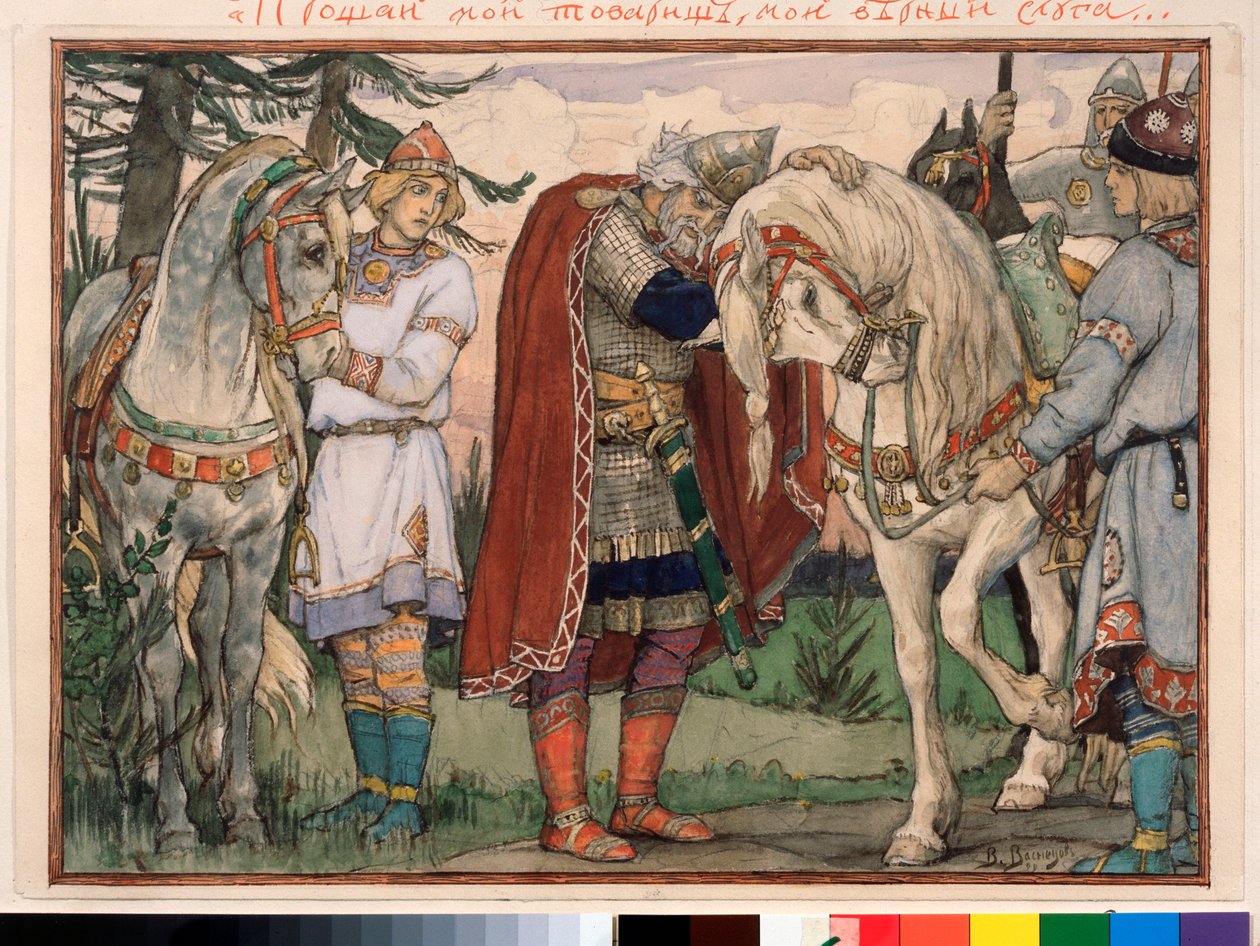 Canto of Oleg the Wise by Victor Mikhailovich Vasnetsov