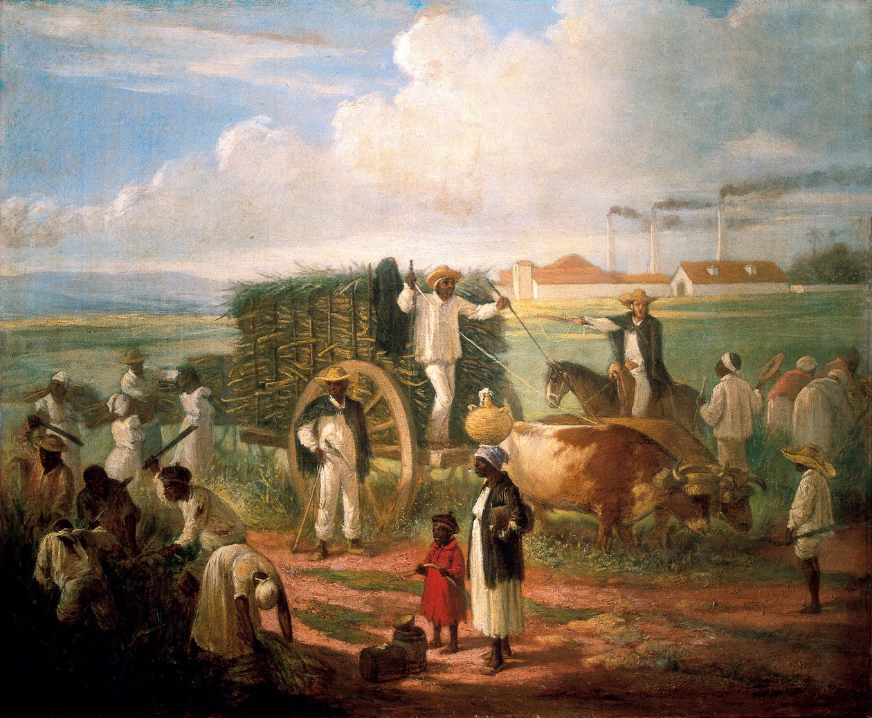 Harvesting Reeds by Victor Patricio de Landaluze