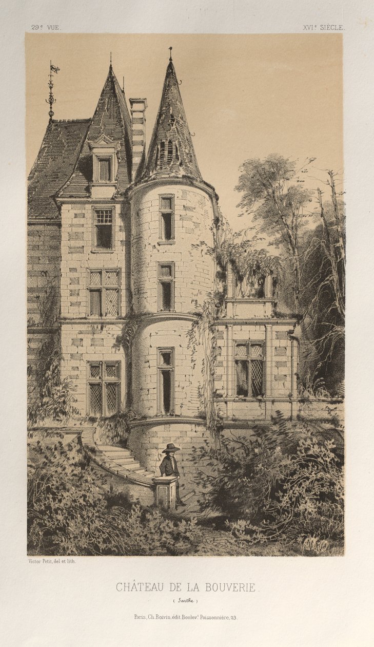 Chateau De La Bouverie Sarthe by Victor Petit