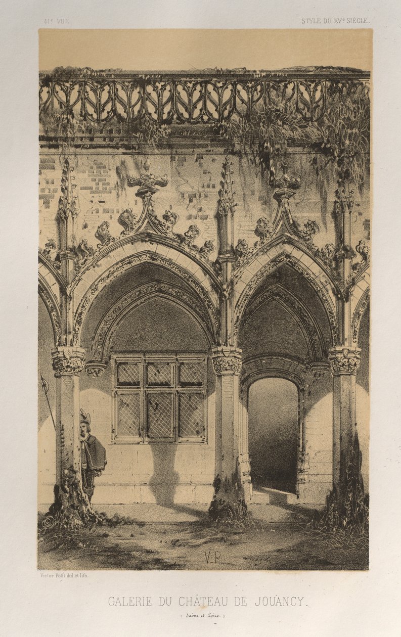 Pl. 41, Galerie Du Château De Jouancy Saone et Loire, 1860 by Victor Petit