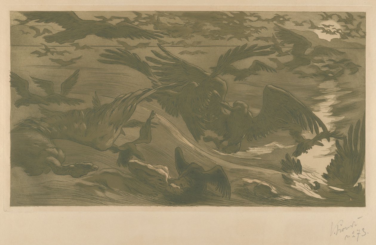 Birds of Prey, 1893 by Victor Prouvé