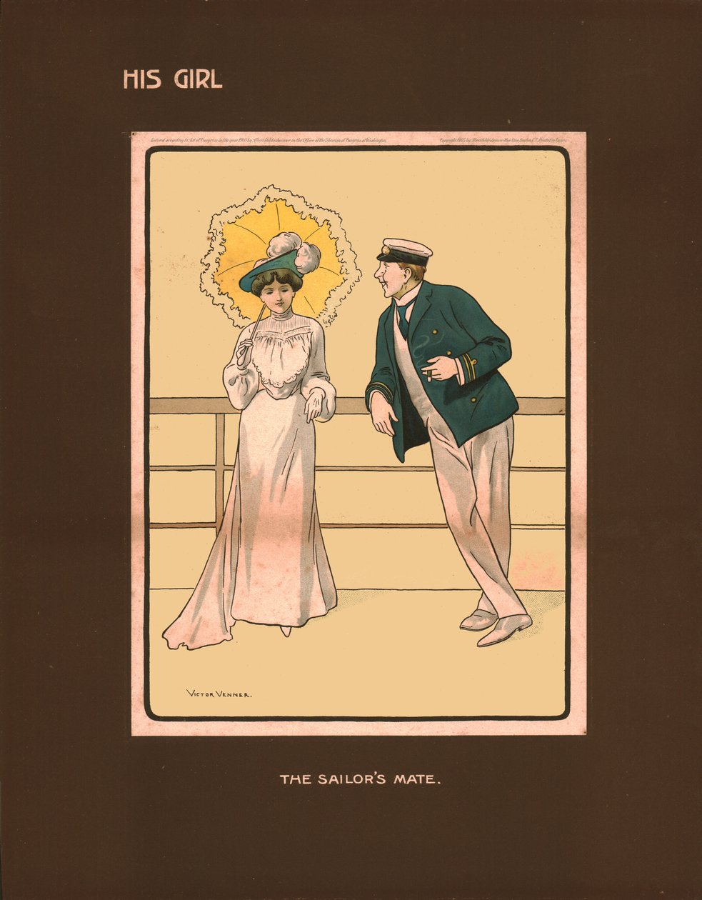 His Girl, The Sailors Mate by Victor Venner