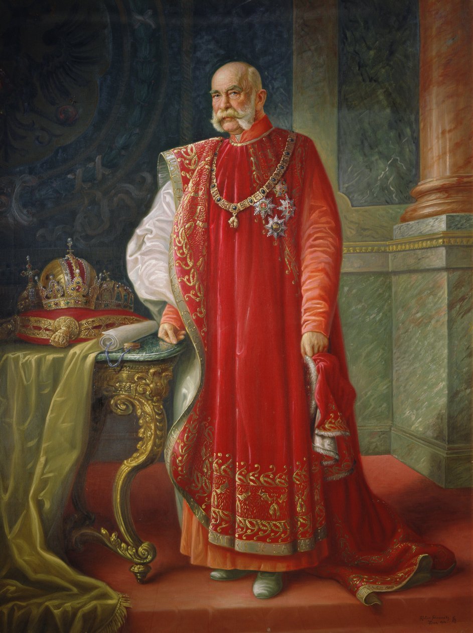 Franz Joseph I of Austria, c.1916 by Vienna Nedomansky Studio