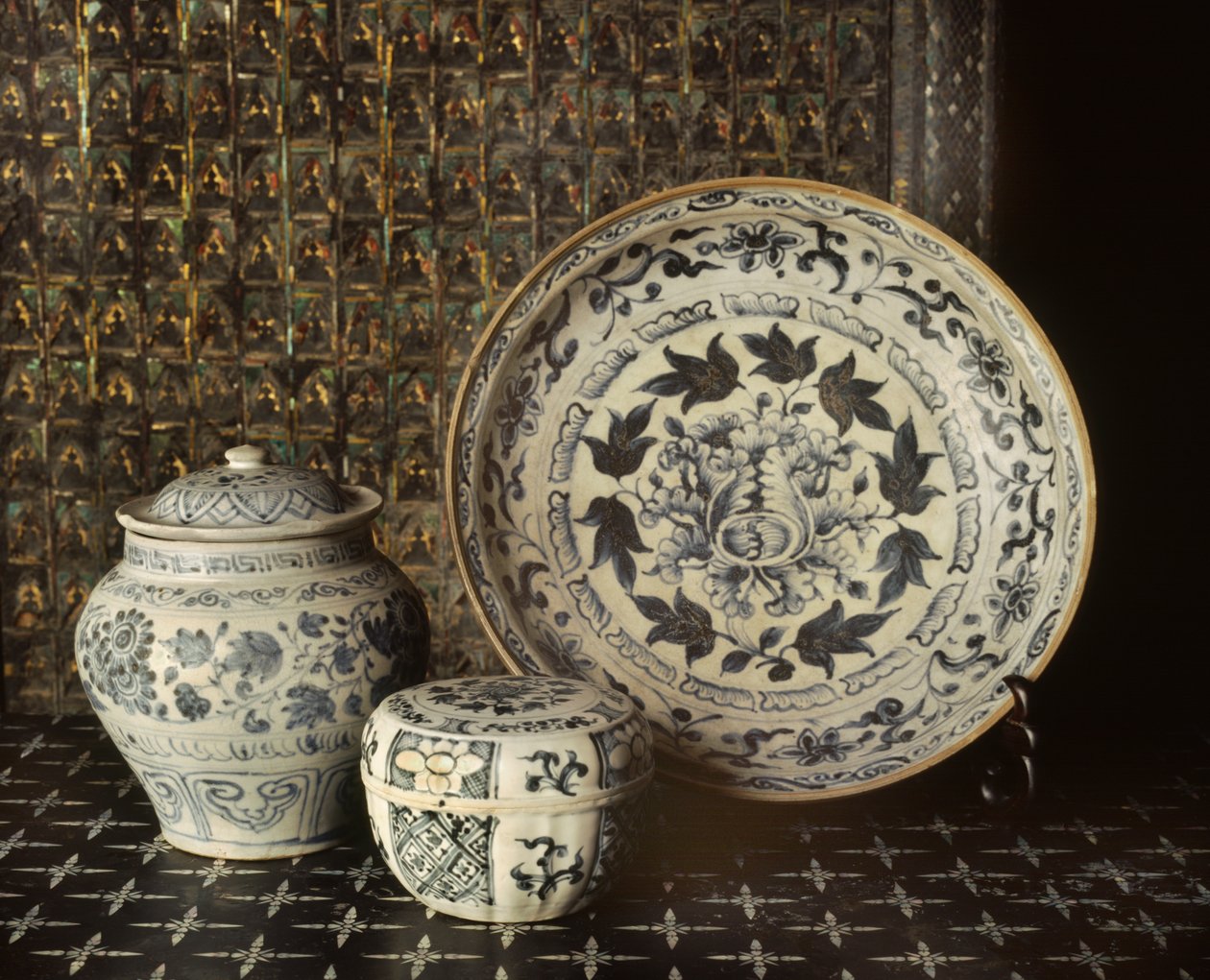 Blue and White Porcelain from Annam, 15th to 16th Century by Vietnamese School