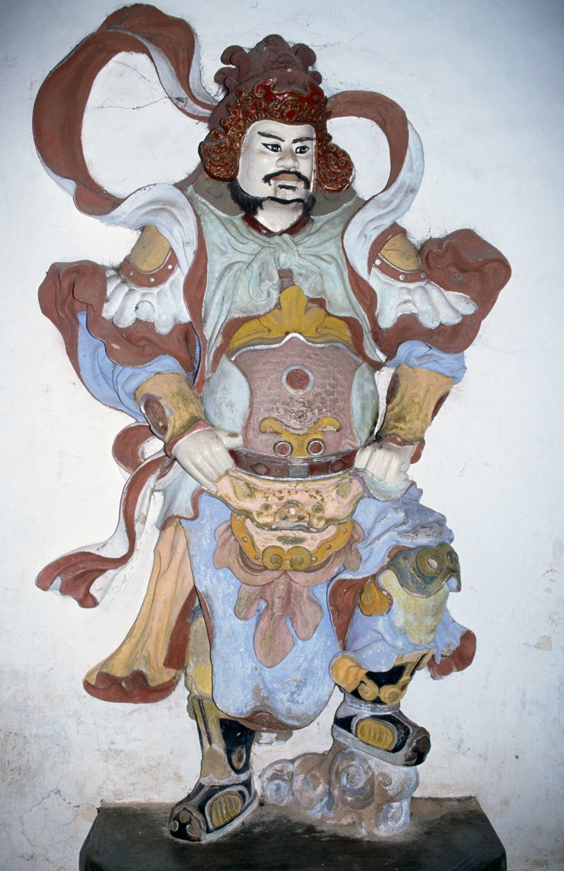 Statue of Guardian of Temple, Thien Mu Pagoda, Hue, Vietnam by Vietnamese School