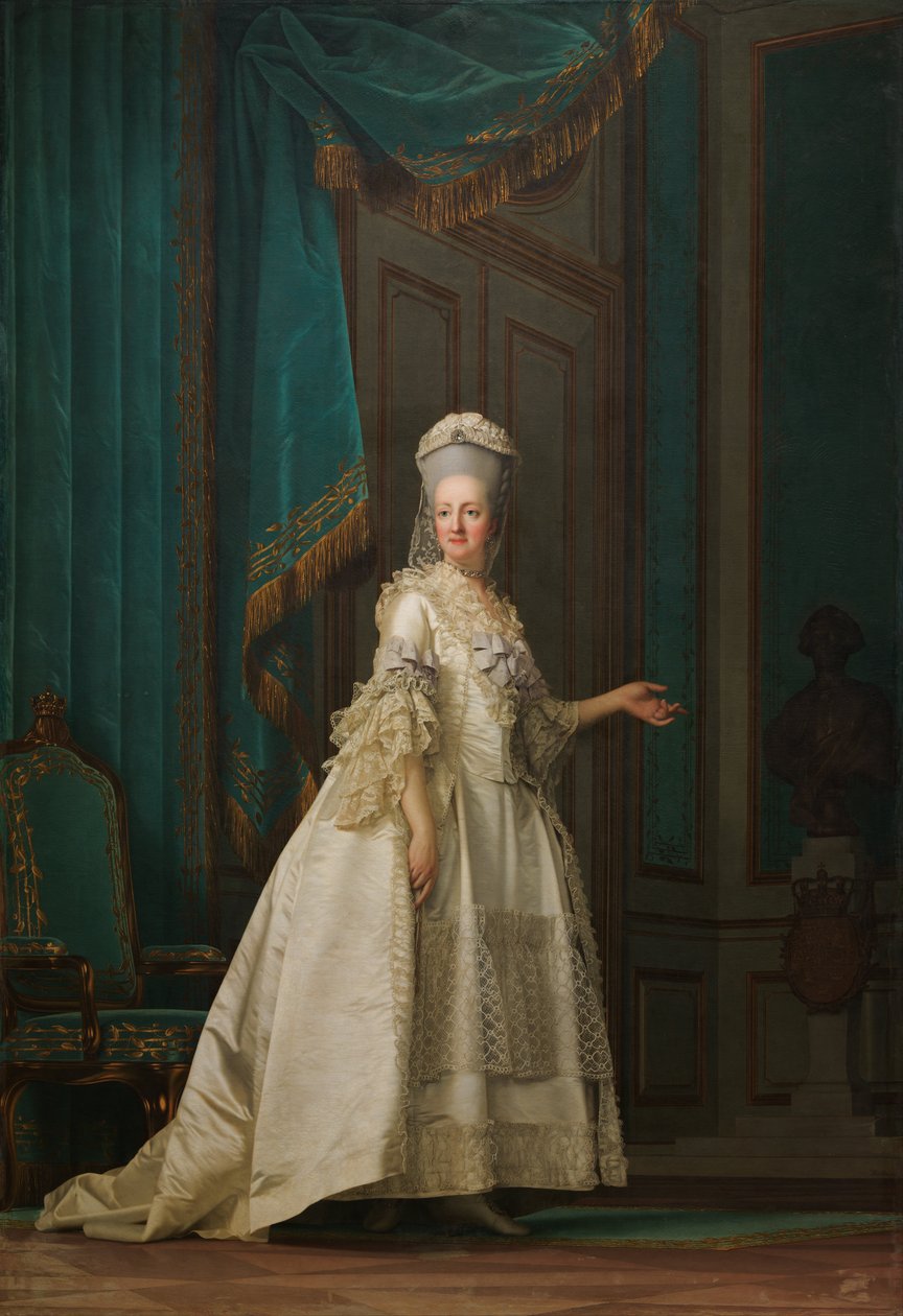 The Queen Dowager Juliane Marie by Vigilius Eriksen