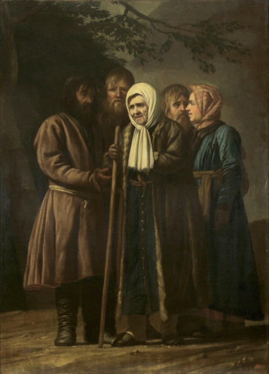100-Year-Old Woman from Tsarskoe Selo with Family by Vigilius Eriksen