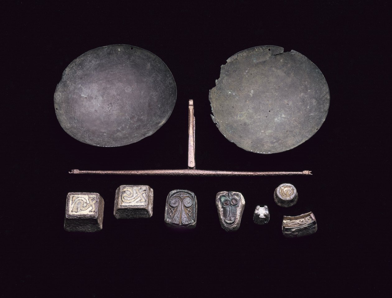 Balance beam for a set of scales, from a Viking boat burial at Kiloran Bay, Colonsay, Argyll, 875-925 AD by Viking Viking
