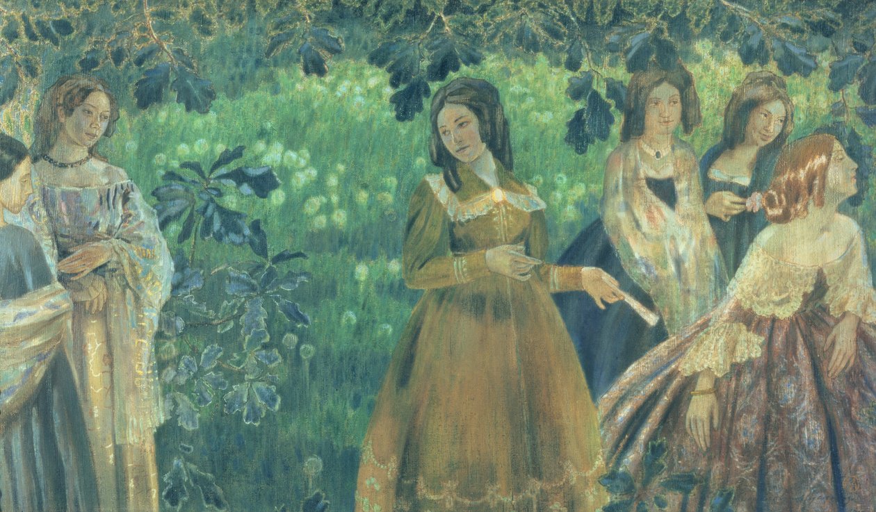 The Emerald Necklace by Viktor Elpidiforovich Borisov Musatov