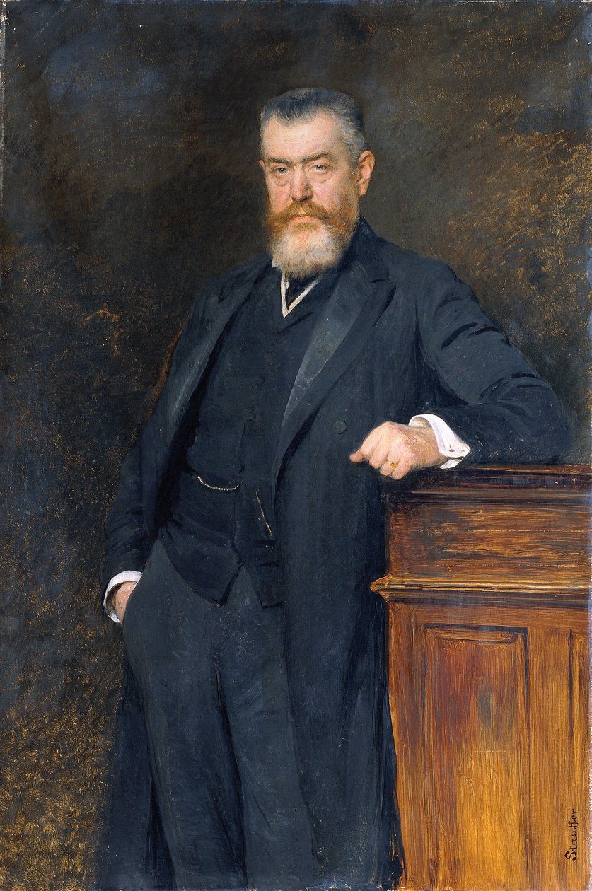 Minister of Education Dr. Gustav Marchet by Viktor Stauffer