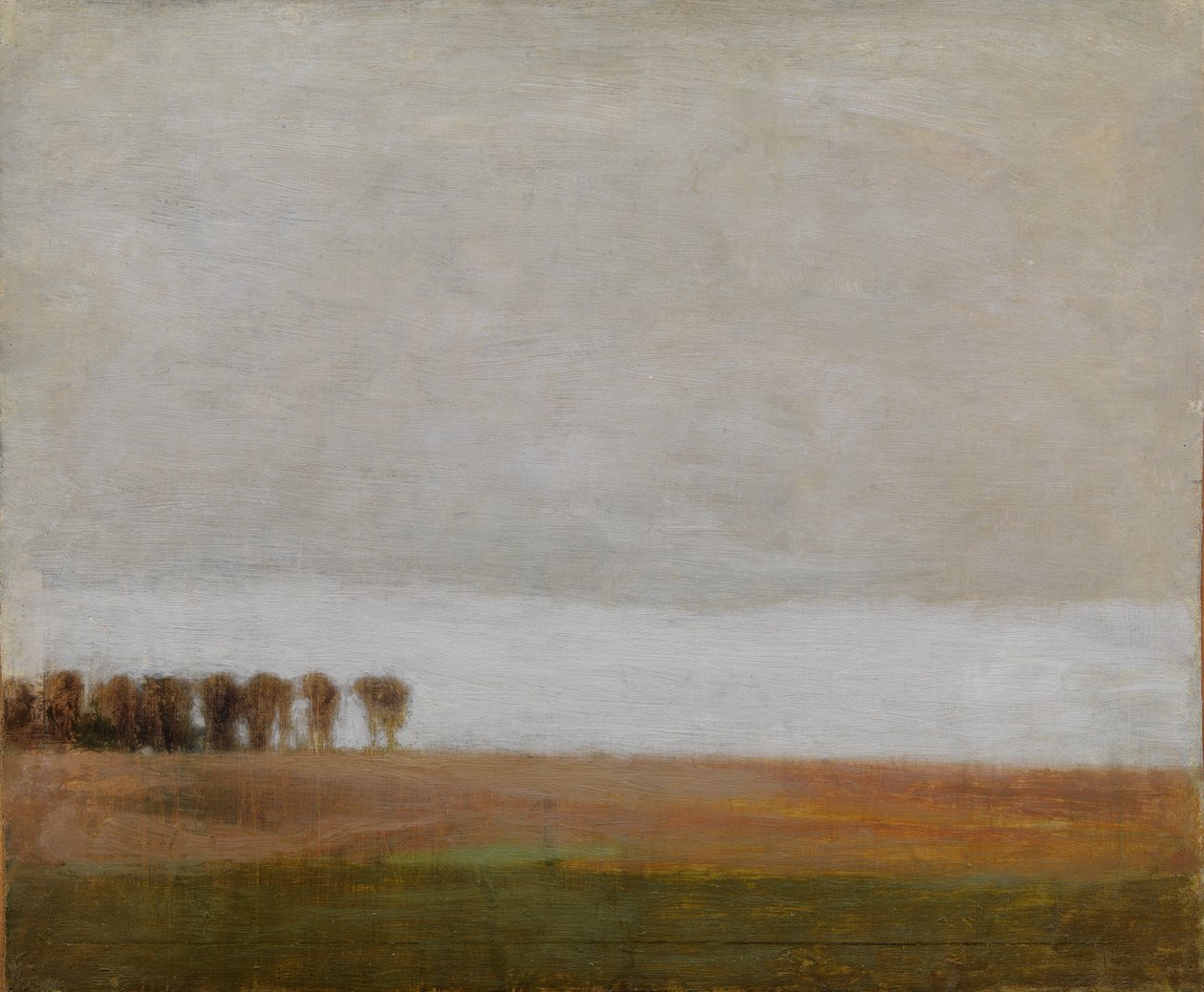 View of Jægersborg Allé. Gentofte, North of Copenhagen by Vilhelm Hammershøi