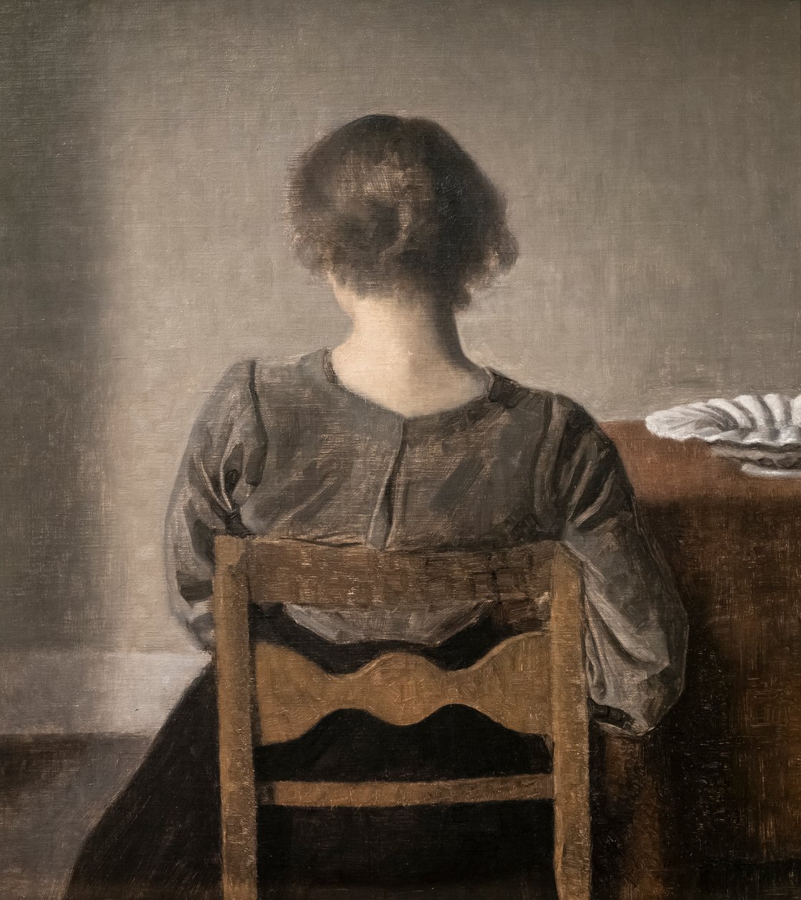 Hvile also called Repos by Vilhelm Hammershoi
