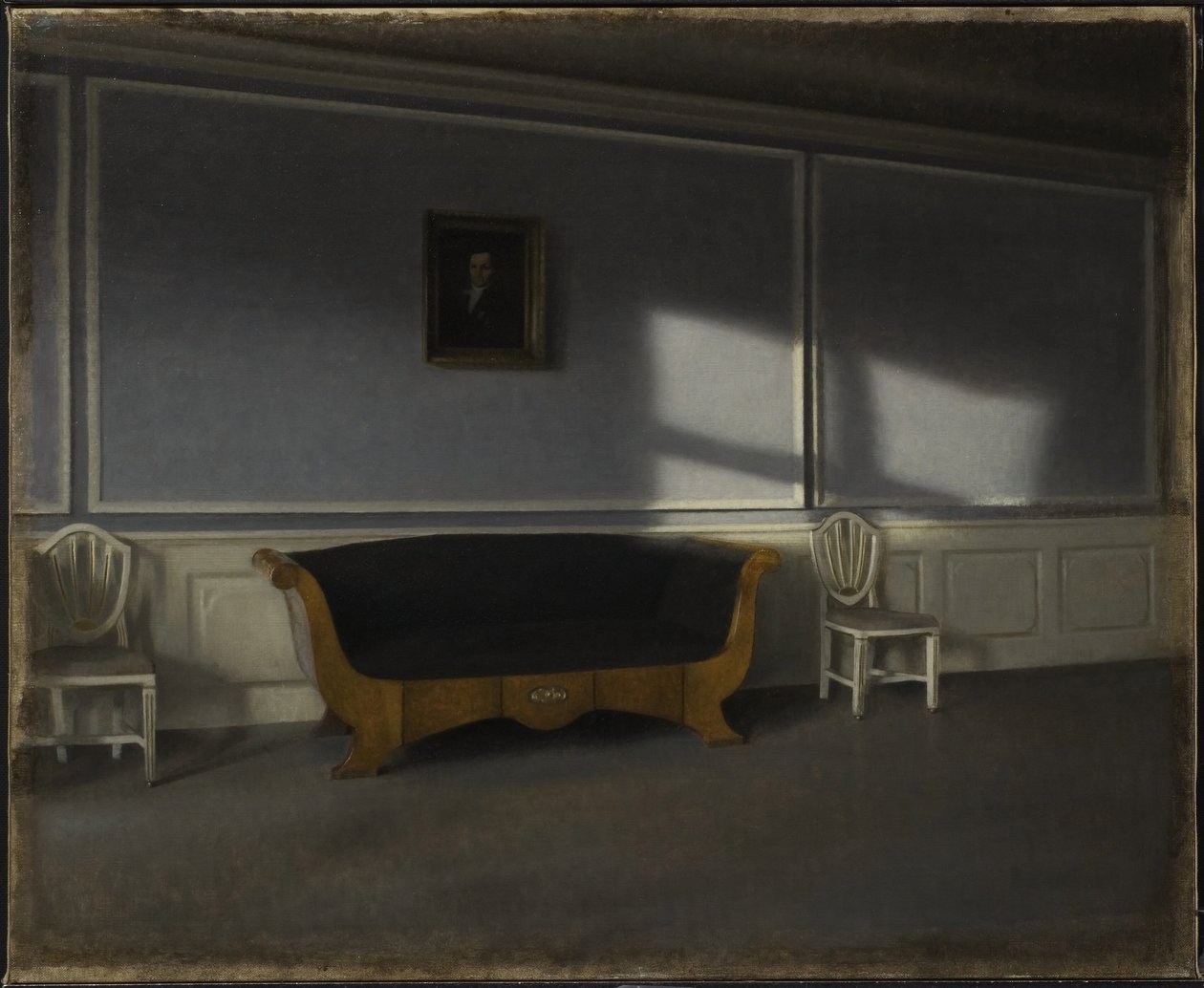 Sunshine in the Drawing Room III by Vilhelm Hammershøi