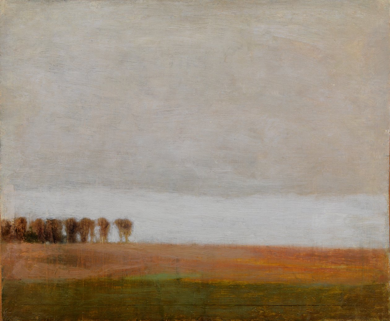 View of Jægersborg Allé. Gentofte, North of Copenhagen by Vilhelm Hammershøi