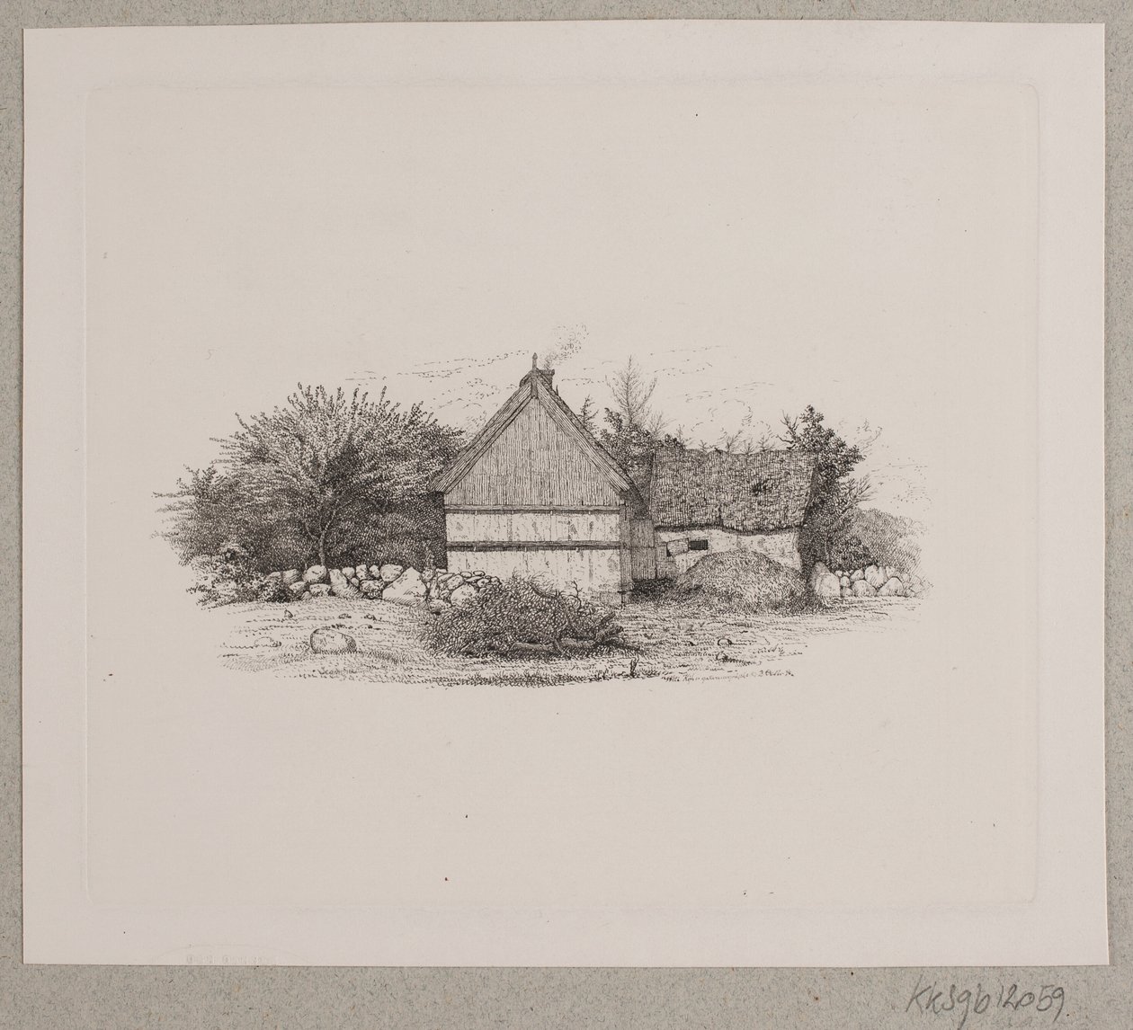 A Farmhouse by Vilhelm Kyhn