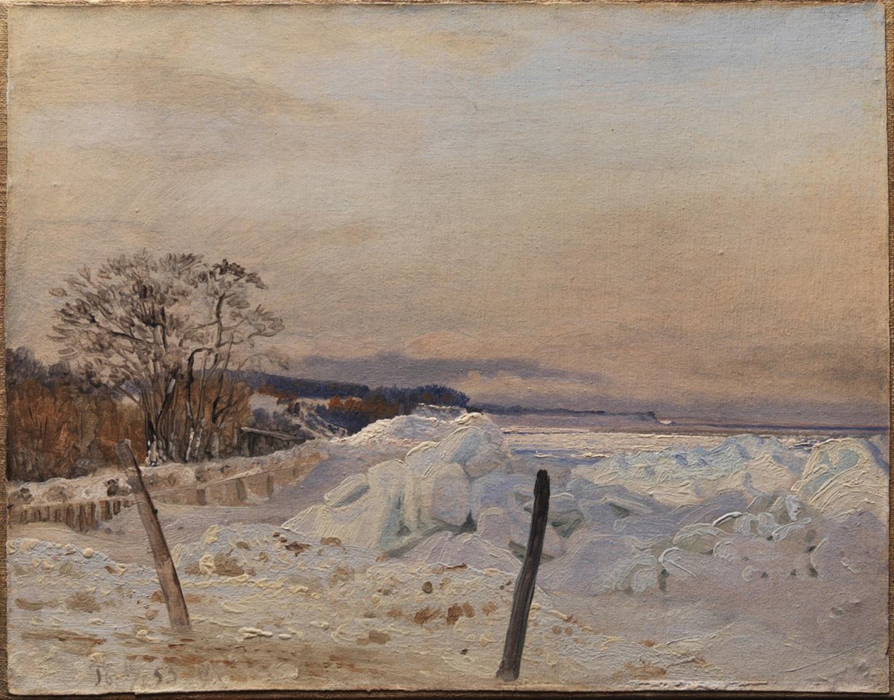 Ice Pack near Taarbæk, North of Copenhagen by Vilhelm Kyhn