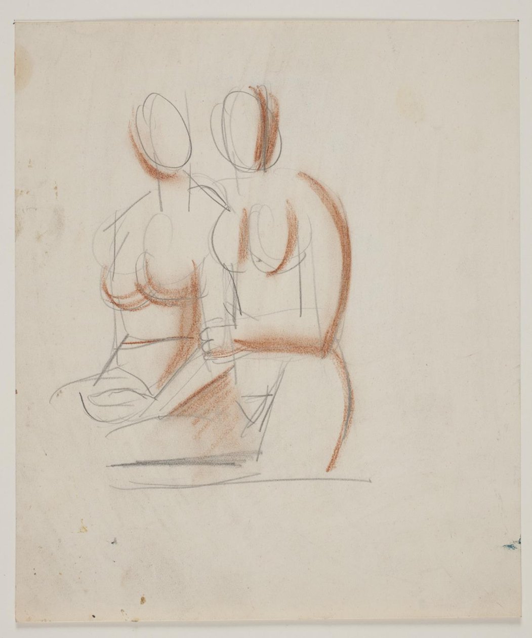 Composition Study with 2 Naked Women by Vilhelm Lundstrøm