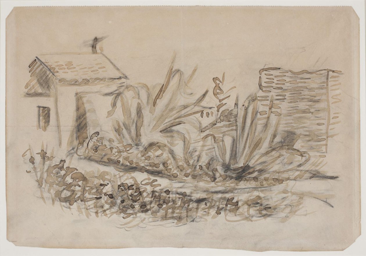 Landscape with House on the Left, Southern France by Vilhelm Lundstrøm