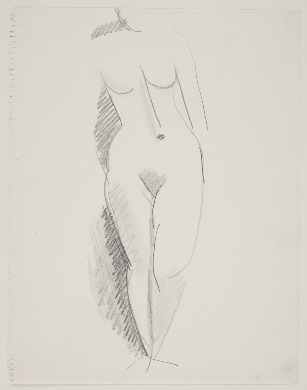 Standing Female Model by Vilhelm Lundstrøm