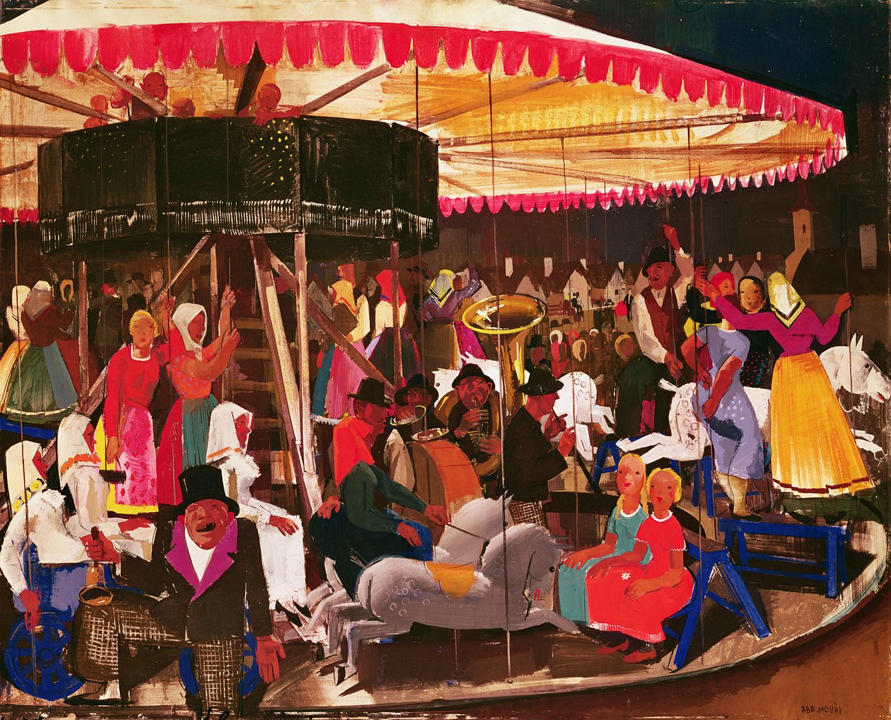 The Merry-Go-Round, 1931 by Vilmos Aba Novak