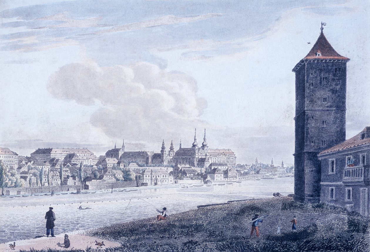View of New Town by Vincenc Morstadt