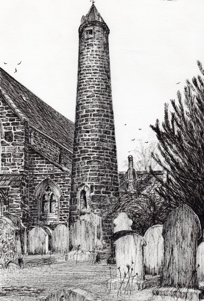 Brechin Round Tower Scotland, 2007 by Vincent Alexander Booth