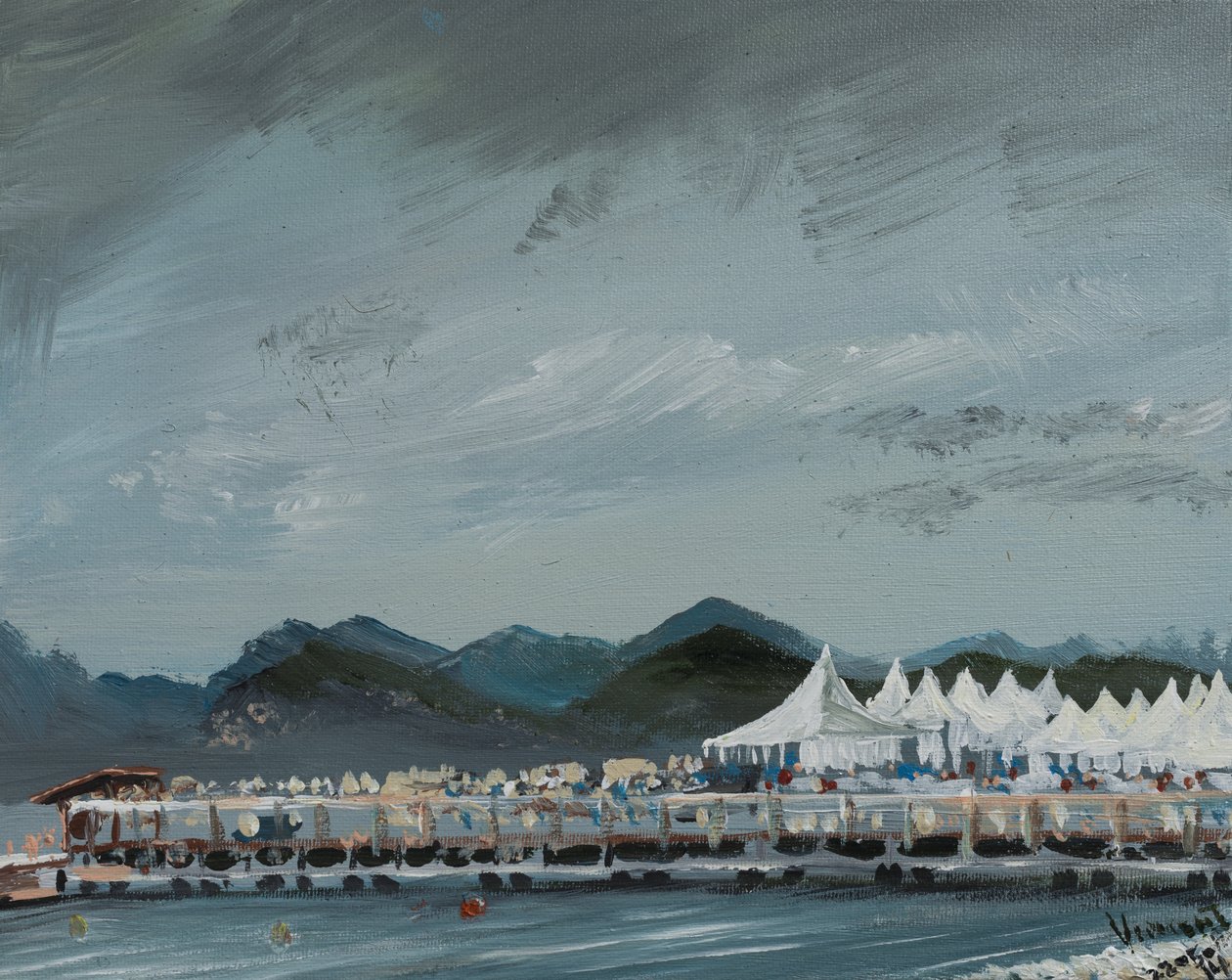 Cannes Film Festival tents 2014 by Vincent Alexander Booth