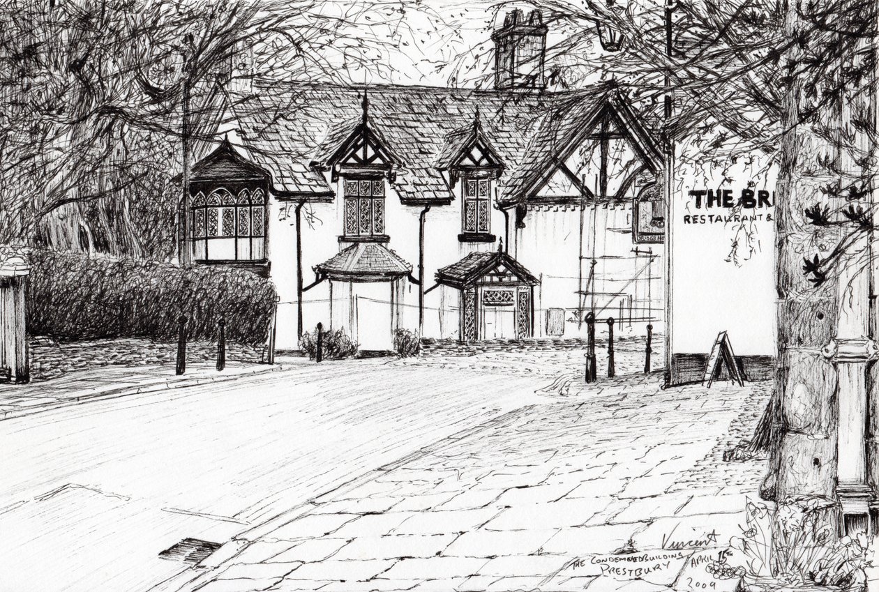 Condemned Building Prestbury by Vincent Alexander Booth